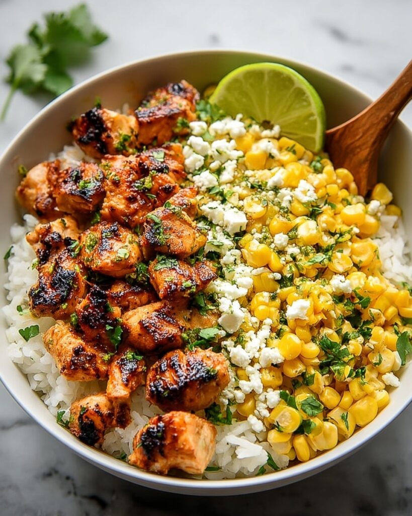 Street Corn Chicken Bowl Recipe