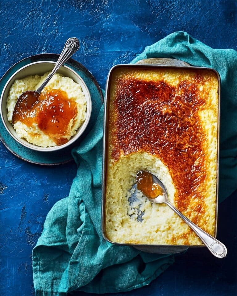 Classic Rice Pudding with Fruit Jam Recipe