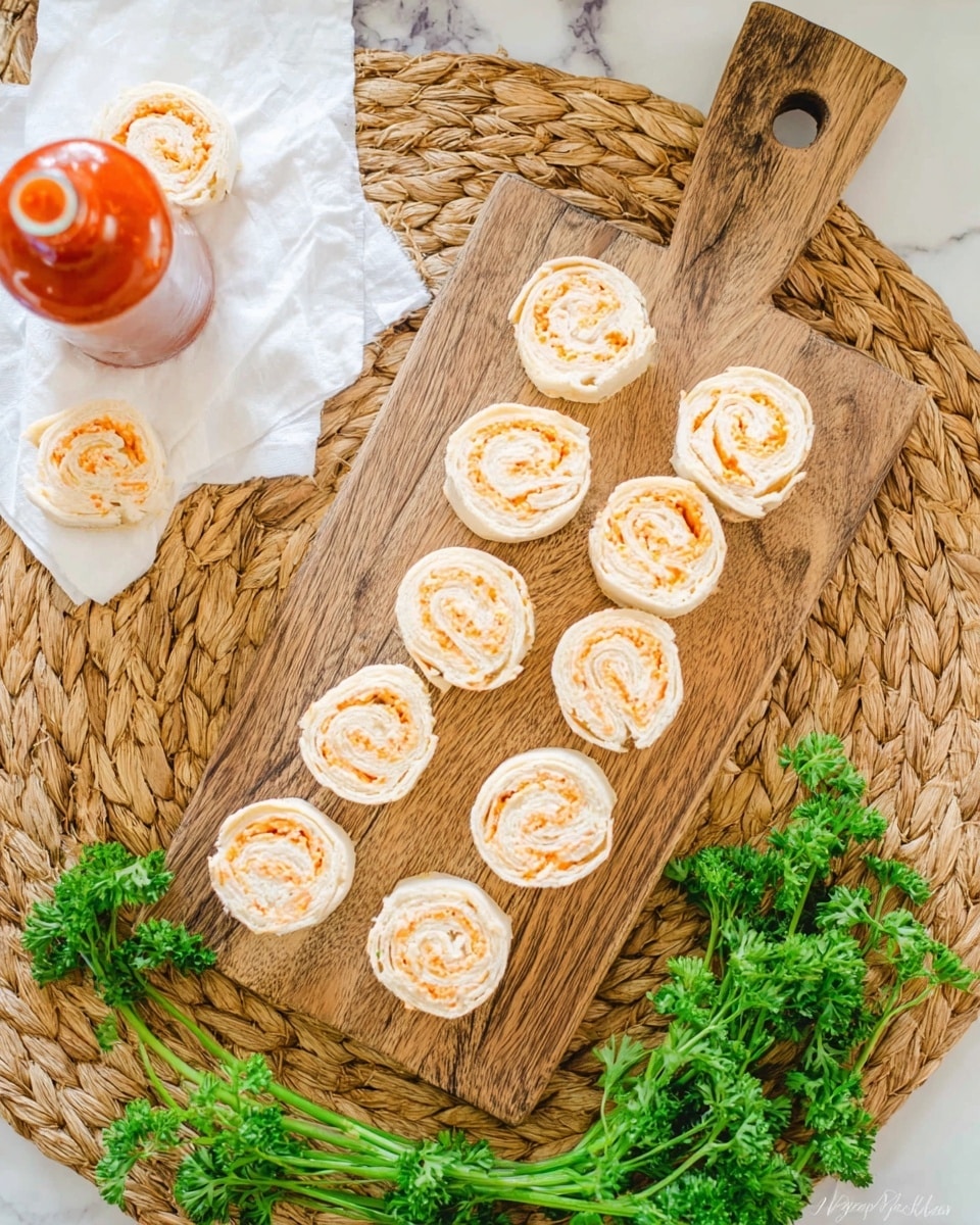 Buffalo Chicken Roll Ups Recipe