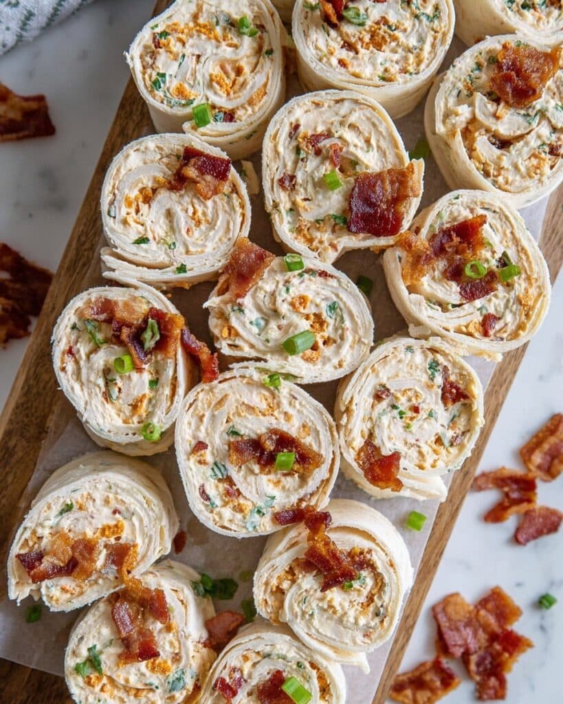 Chicken Bacon Ranch Pinwheels Recipe