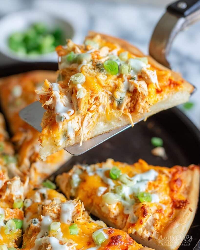 Buffalo Chicken Flatbread Recipe