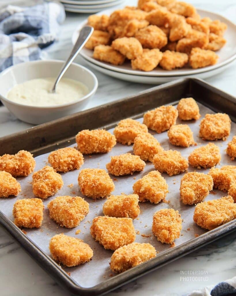 Baked Buffalo Chicken Nuggets Recipe