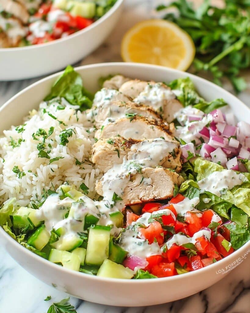 Chicken Gyro Bowls Recipe