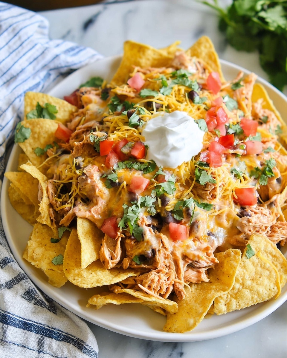 Crockpot Chicken Nachos Recipe