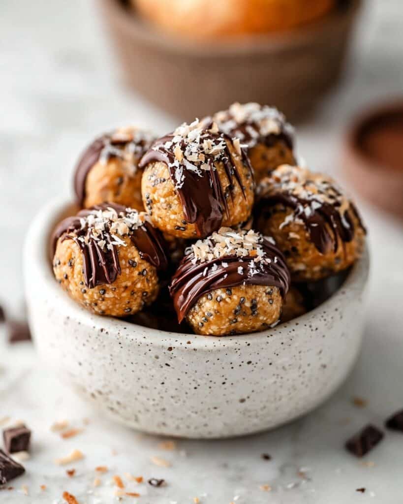 Samoa Cookie Protein Balls Recipe