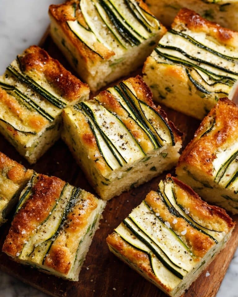 Zucchini Cheese Muffin Slab Recipe