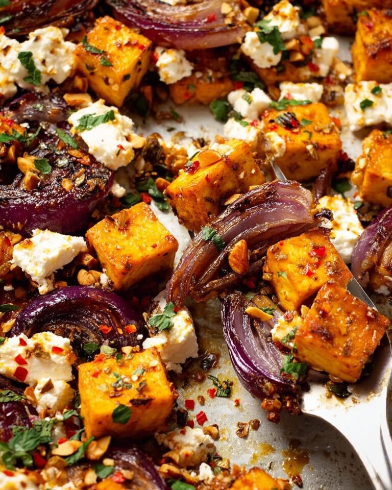 Maple Roasted Pumpkin with Chili and Feta Recipe