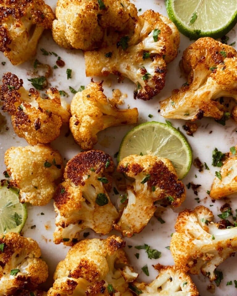 Chipotle Lime Roasted Cauliflower Recipe