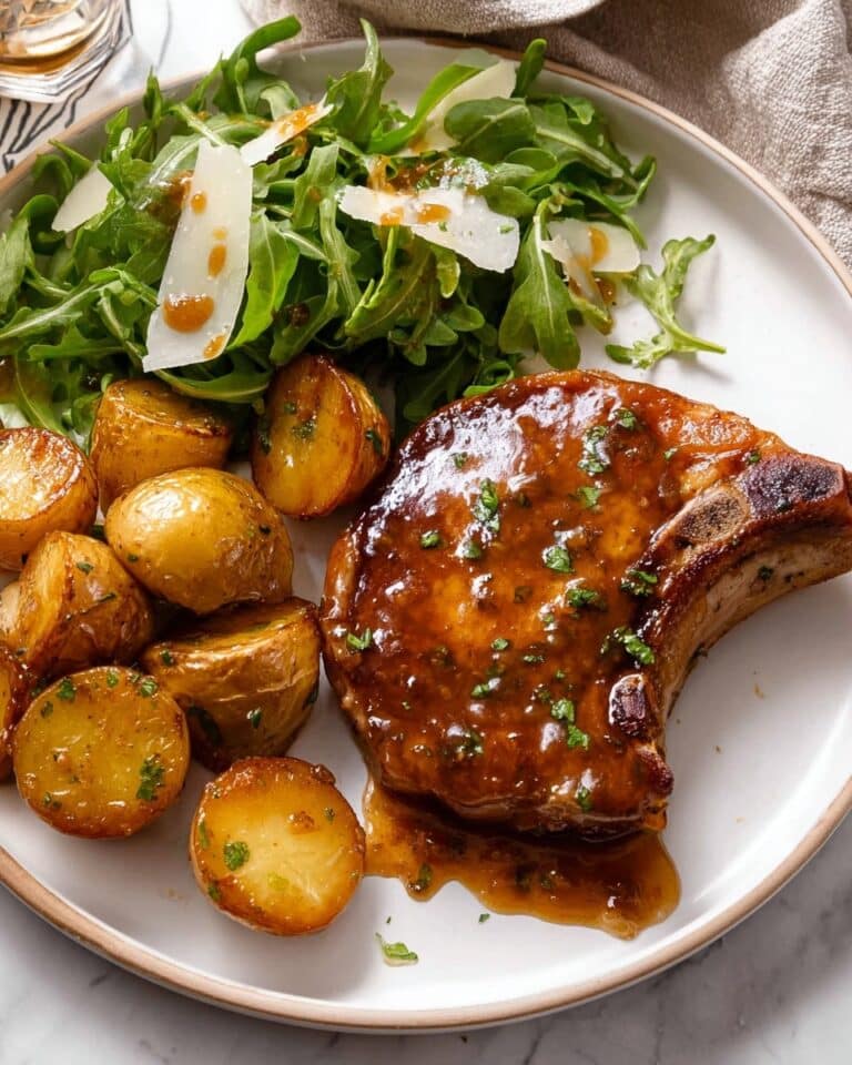 Oven Baked Pork Chops with Potatoes Recipe