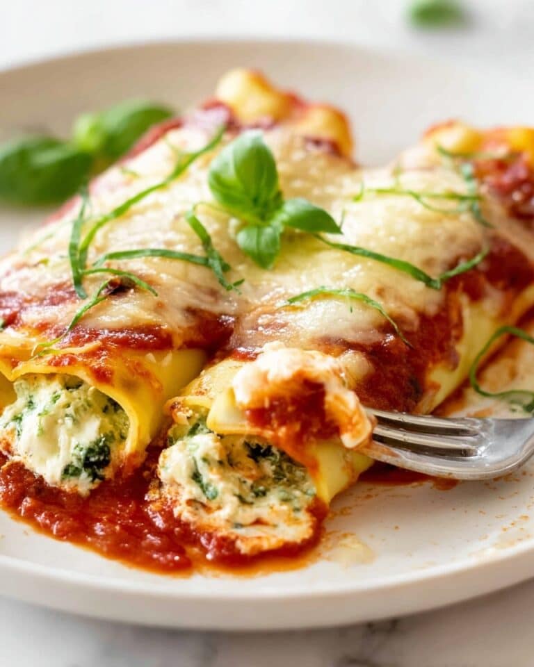 Spinach Ricotta Cannelloni Recipe