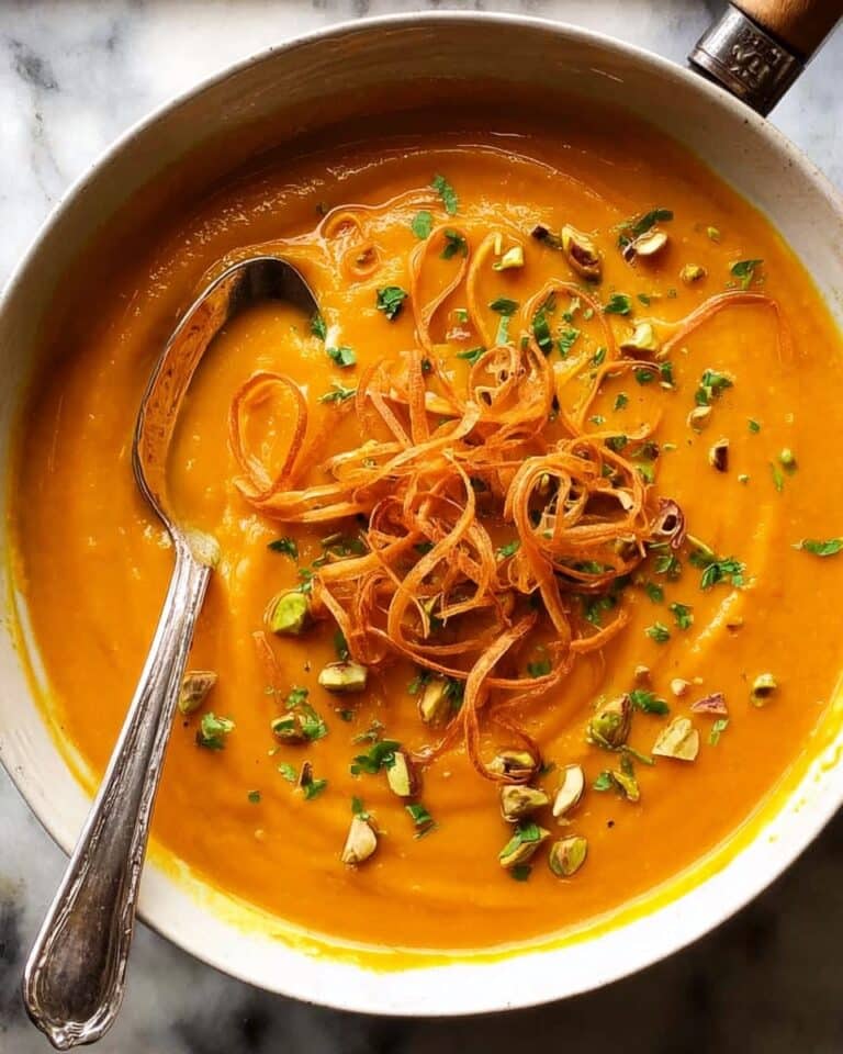Sweet Potato Soup with Cream, Yogurt, and Crispy Flatbread Toppers Recipe