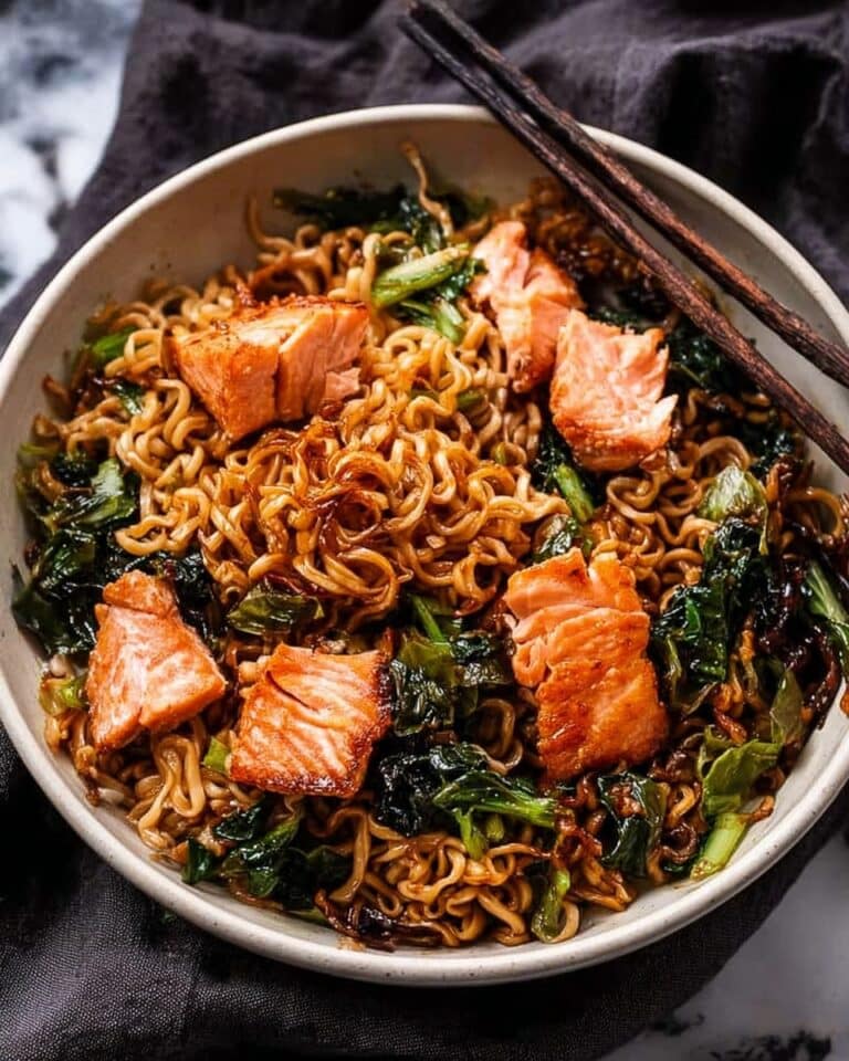 Teriyaki Salmon Noodles Recipe