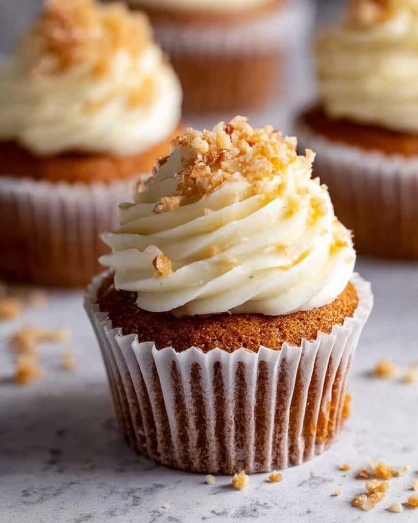 Carrot Cake Cupcakes with Cream Cheese Frosting Recipe