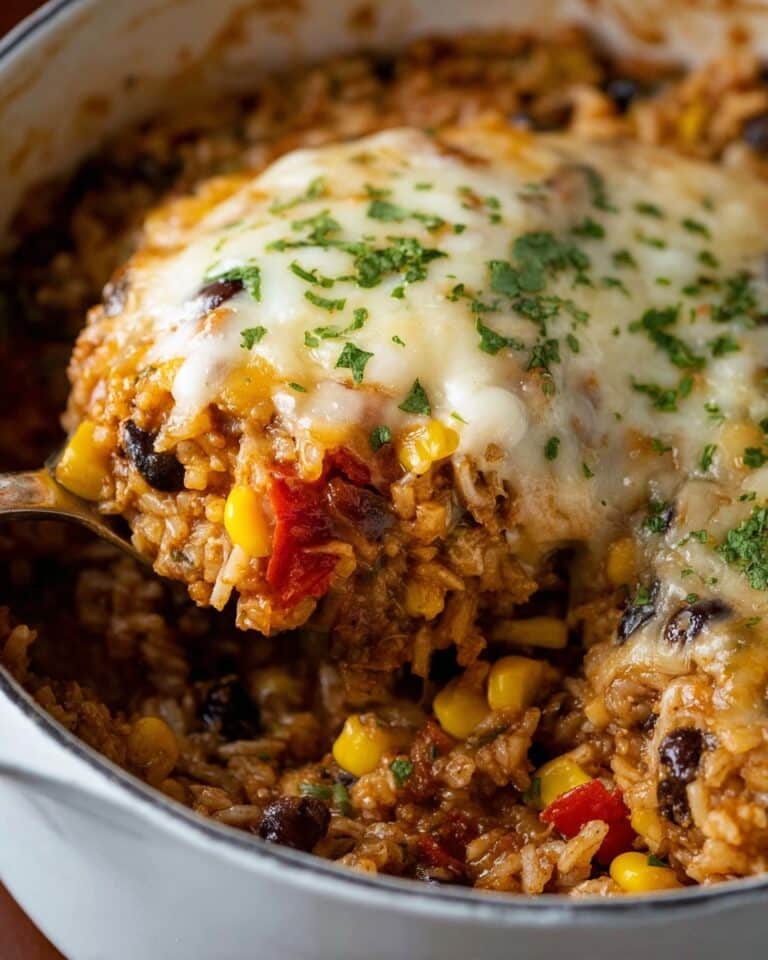 Mexican Ground Beef Casserole with Rice Recipe