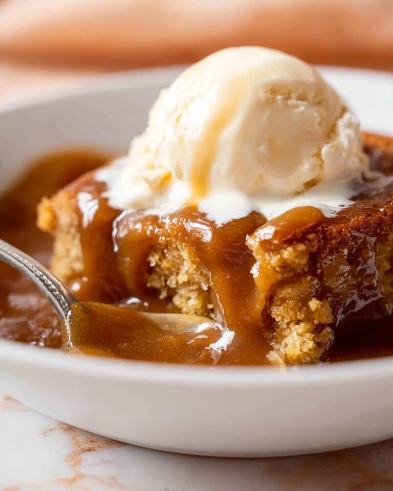 Self Saucing Butterscotch Pudding Recipe