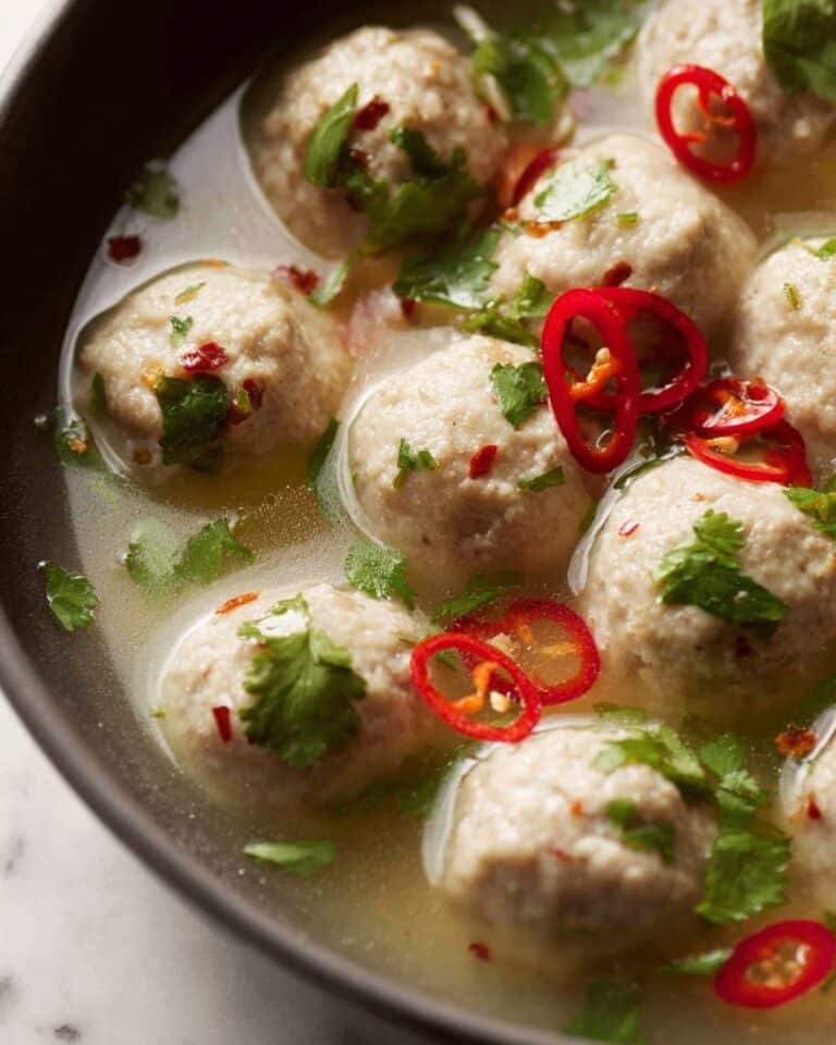 Vietnamese Pork Meatballs for Banh Mi Recipe