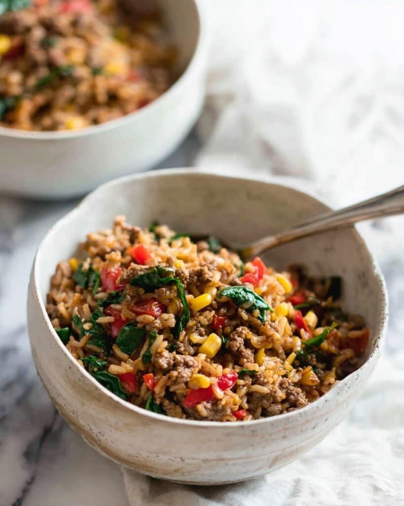 Beef and Rice with Veggies Recipe