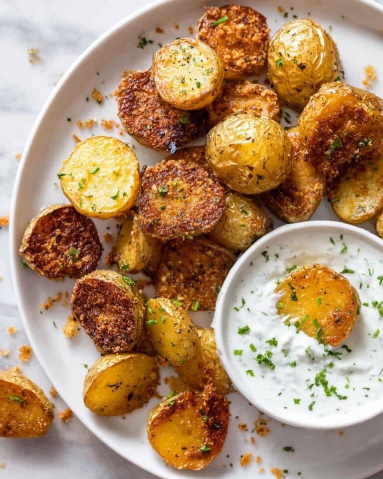 Crispy Roasted Parmesan Potatoes Recipe