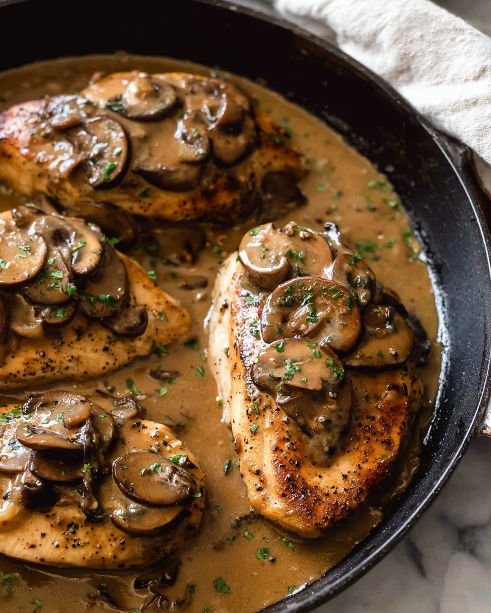 Chicken with Mushroom Gravy Recipe